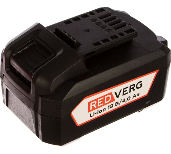 Изображение товара Аккумулятор Li-Ion 18 В, 4.0 Ач REDVERG 6628352