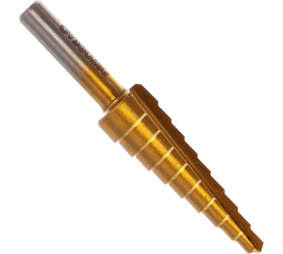 Изображение товара Сверло ступенчатое (4-12 мм; 9 ступеней; Р6М5К5) АвтоDело 14785