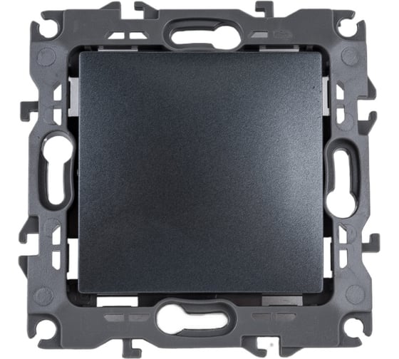 Изображение товара Выключатель ЭРА 12-1101-12 10АХ-250В, IP20, 12, графит Б0019276