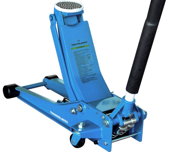 Изображение товара Подкатной гаражный домкрат Trommelberg высота подъема 75/505mm, нагрузка 3 т XRD0375