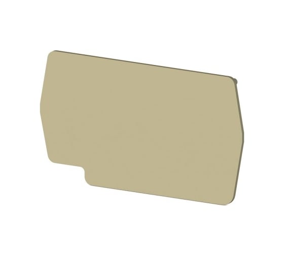 Изображение товара Концевой сегмент на клеммники Klemsan PYK2,5 (бежевый); NPP PYK2,5 100 шт. 0.0.0.4.446440