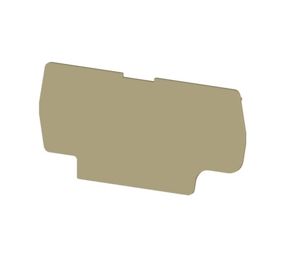 Изображение товара Концевой сегмент на клеммники Klemsan PYK 4E (бежевый); NPP PYK 4E 50 шт. 0.0.0.4.446550