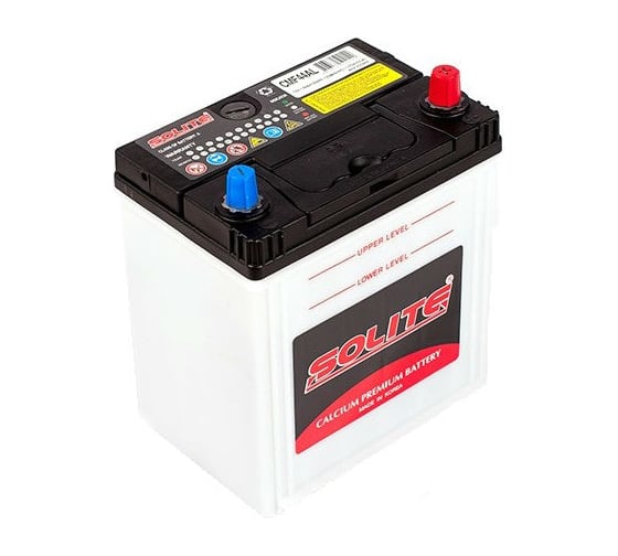 Изображение товара Аккумуляторная батарея SOLITE 6СТ44 ниж. кр. 187х127х219 CMF44AL