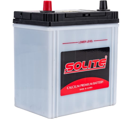 Изображение товара Аккумуляторная батарея SOLITE 6СТ44 187х127х219 44B19R