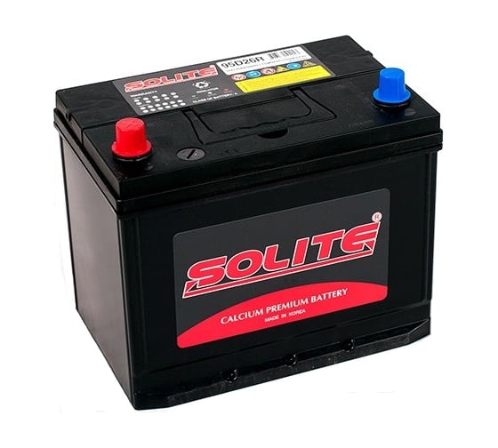 Изображение товара Аккумуляторная батарея Solite 6СТ85 260х168х220 95D26R BH 95D26R B/H