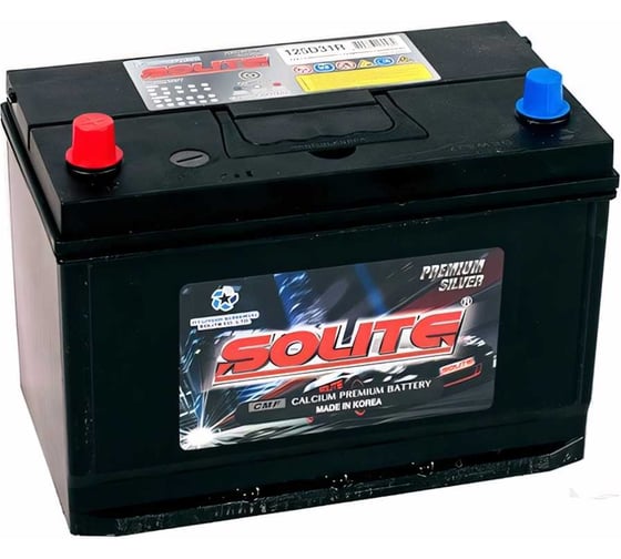 Изображение товара Аккумуляторная батарея SOLITE 6СТ110 125D31R BH 301х172х220 125D31R BH