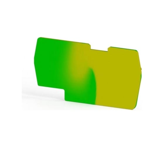 Изображение товара Концевой сегмент на клеммники Klemsan PYK 6, (желто-зеленый); NPP/PYK 6 10 шт. 0.0.0.4.446462T