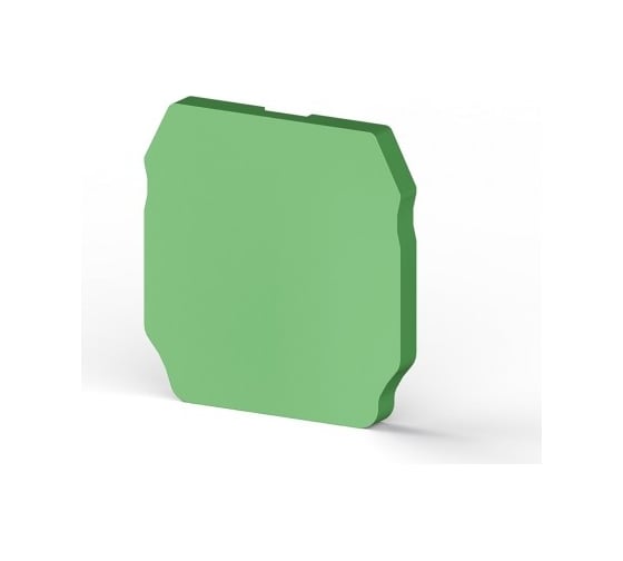 Изображение товара Концевой сегмент на клеммники Klemsan винт. мини MVK(2,5-4), (желто-зеленый); NPP MVK T 10 шт. 0.0.0.4.444422T