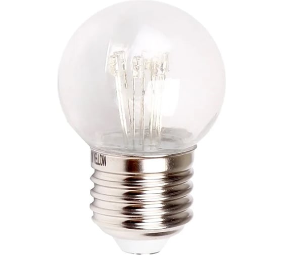 Изображение товара Лампа светодиодная Neon-Night d=45мм E27 6LED 2Вт теплый белый 230В 405-126