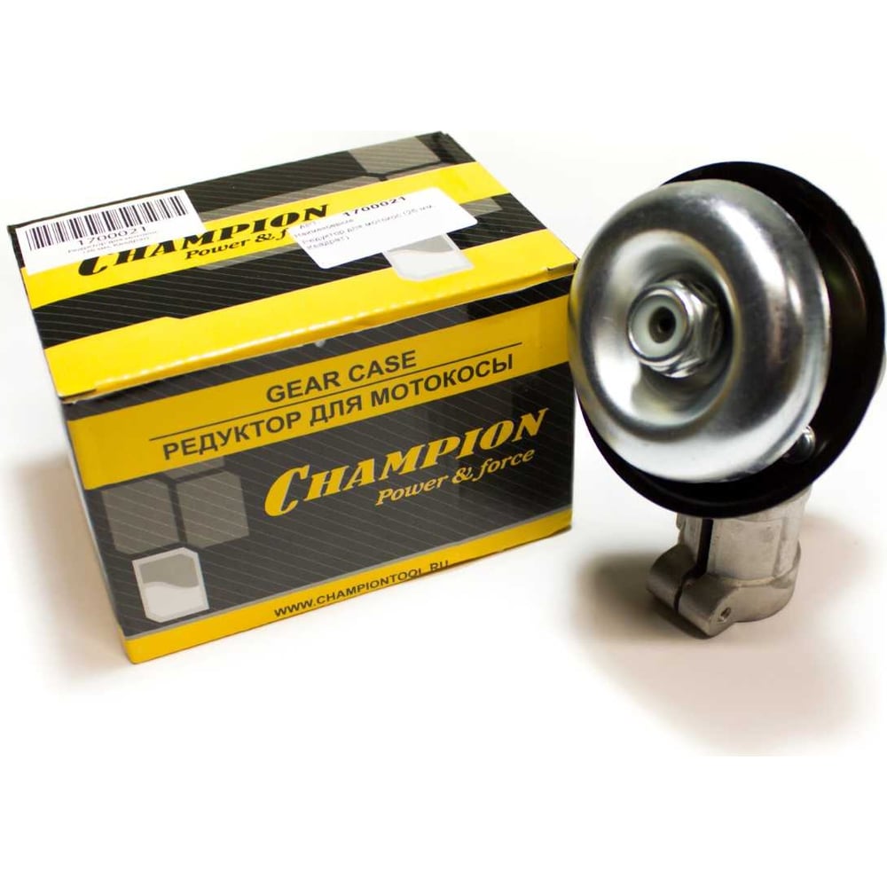 Изображение товара Редуктор для мотокос Champion-Сервис 26 мм квадрат надежная запчасть