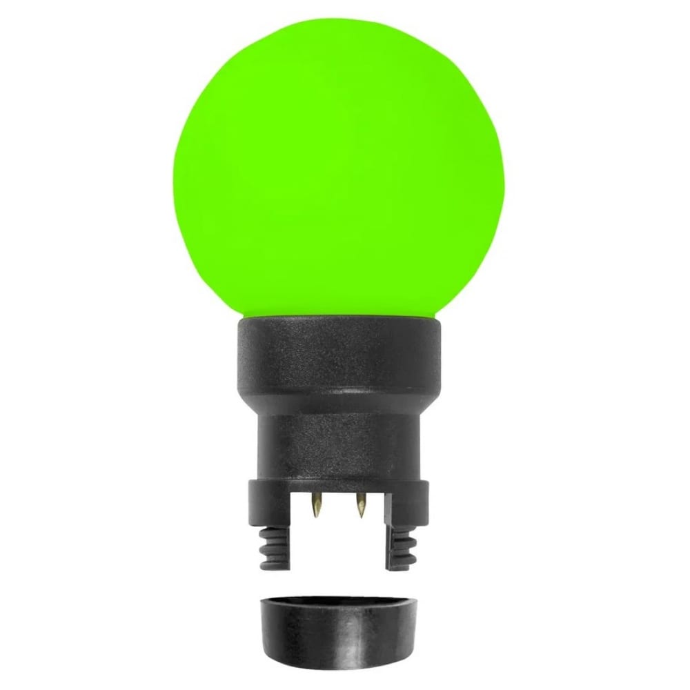 Светодиодная лампа-шар Neon-Night гирлянда 50 ламп 5 м 1 режим лампочки свет теплый белый прозрачная в помещении сетевая led y4 7533