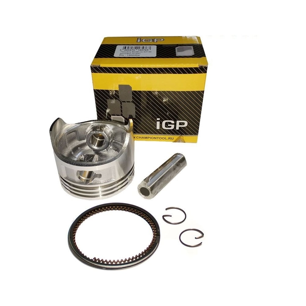 Изображение товара Поршень Champion-Сервис 60х46 1,5х1,5х2,5 GX120 комплект