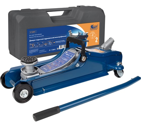 Изображение товара Подкатной низкопрофильный домкрат 2 тонны  KRAFT 80-360 KT 820011