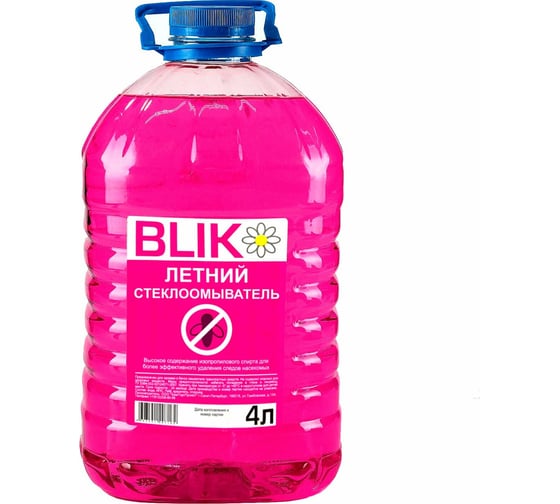 Изображение товара Жидкость в бачок омывателя Старт BLIK летняя со спиртом, 4л/пэт 4603551207162
