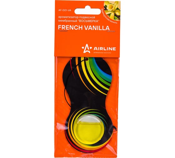 Изображение товара Подвесной мембранный ароматизатор Airline Восьмерка французская ваниль AF-D01-VA