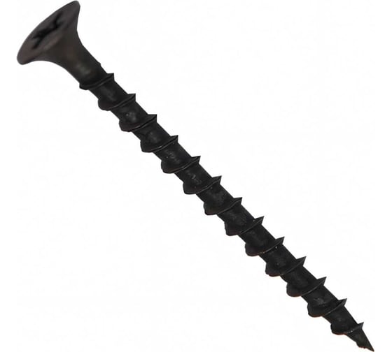 Изображение товара Саморез по дереву для ГКЛ Метизный двор 3,5x41, крупная резьба, оксидированный, 500 шт. 4607159062482