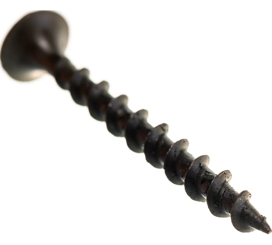 Изображение товара Саморез по дереву для ГКЛ Метизный двор 3,5x35, крупная резьба, оксидированный, 500 шт. 4607159062475