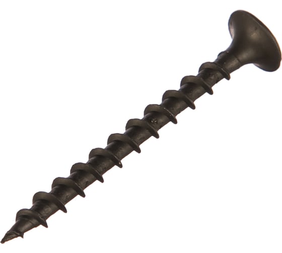 Изображение товара Саморез по дереву для ГКЛ Метизный двор 3,5x41, крупная резьба, оксидированный, 25 шт. 4607173900616