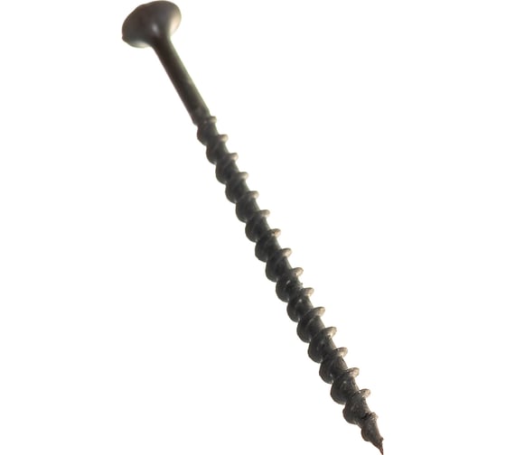 Изображение товара Саморез по дереву для ГКЛ Метизный двор 3,8x64, крупная резьба, оксидированный, 250 шт. 4607159062529