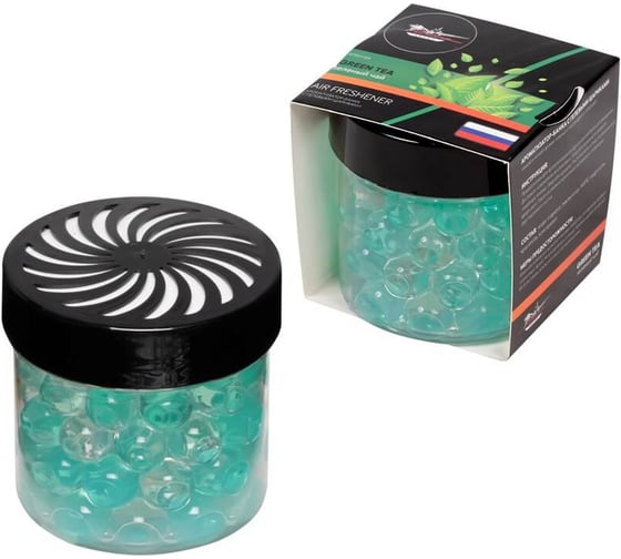 Изображение товара Ароматизатор-банка с гелевыми шариками Airline зеленый чай AFSH184