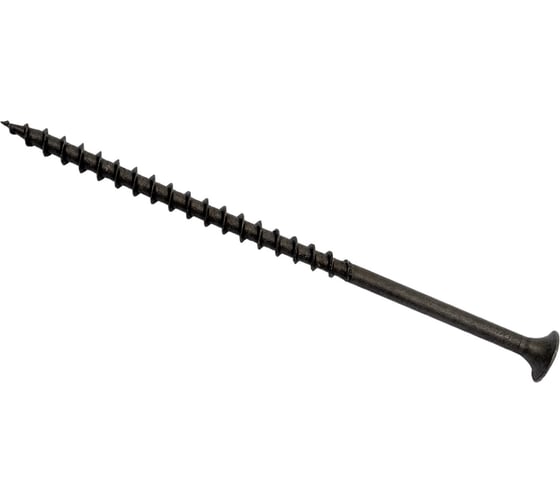 Изображение товара Саморез по дереву для ГКЛ Метизный двор 4,2x90, крупная резьба, оксидированный, 100 шт. 4690441017451