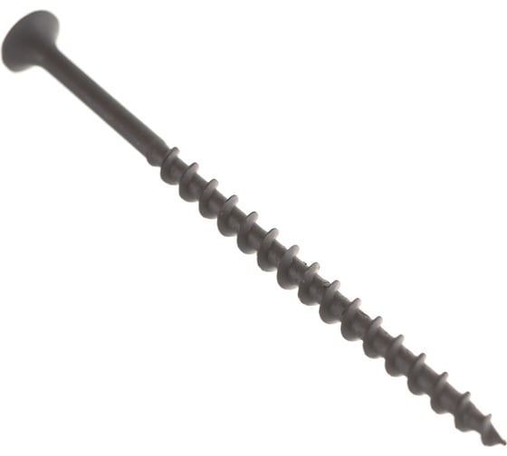Изображение товара Саморез по дереву для ГКЛ Метизный двор 4,2x70, крупная резьба, оксидированный, 200 шт. 4607159062536