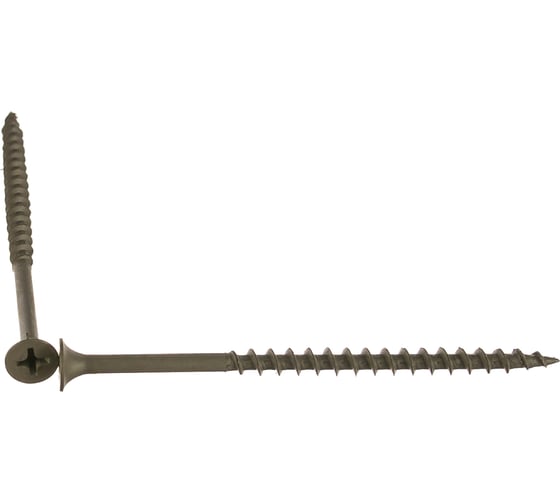 Изображение товара Саморез по дереву для ГКЛ Метизный двор 4,2x76, крупная резьба, оксидированный, 200 шт. 4607159062604