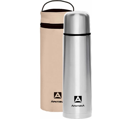 Изображение товара Термос с узким горлом Арктика 1 литр, в чехле 101-1000А