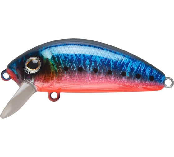 Изображение товара Воблер Strike Pro Mustang Minnow 45 цвет: A234-SBO-LU Blue Back Silver OB Fluo MG-002F#A234-SBO