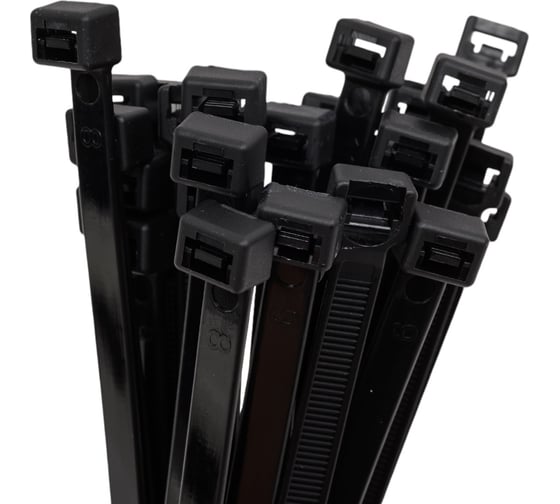 Изображение товара Нейлоновые стяжки FORTISFLEX КСС 9х550 ч 100 шт. 80007