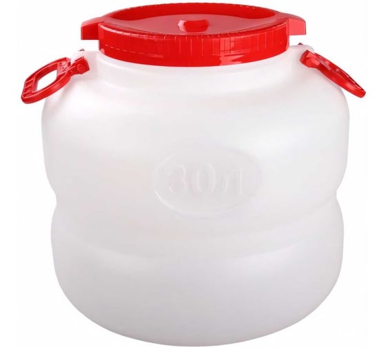 Изображение товара Канистра-бочка ЗПИ «Альтернатива» "Байкал" 30л с навесными ручками М6226