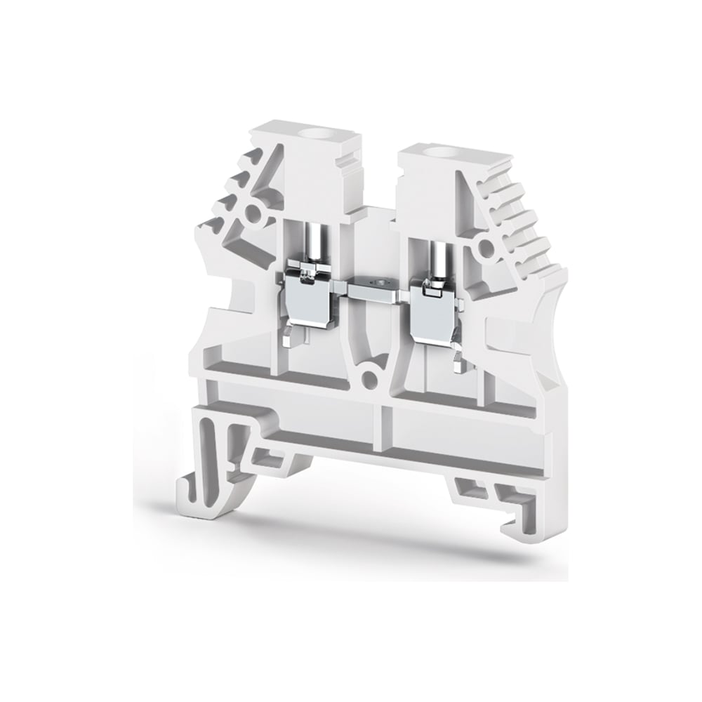 Изображение товара Клеммник на DIN-рейку Klemsan AVK2,5(RP) 100 шт. белый