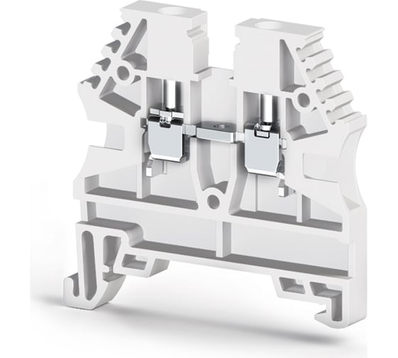 Изображение товара Клеммник на DIN-рейку Klemsan 2,5мм.кв., белый, AVK2,5(RP) 100 шт. 0.0.0.3.304126RP