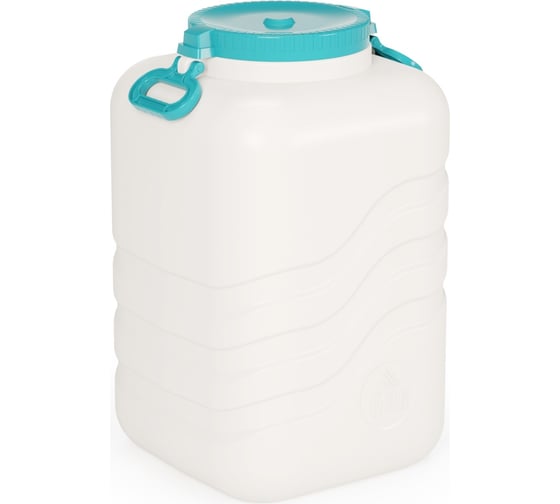 Изображение товара Канистра-бочка ЗПИ «Альтернатива» "Волна" 60л с навесными ручками М7139