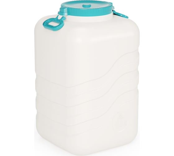 Изображение товара Канистра-бочка ЗПИ «Альтернатива» "Волна" 80л с навесными ручками М7140