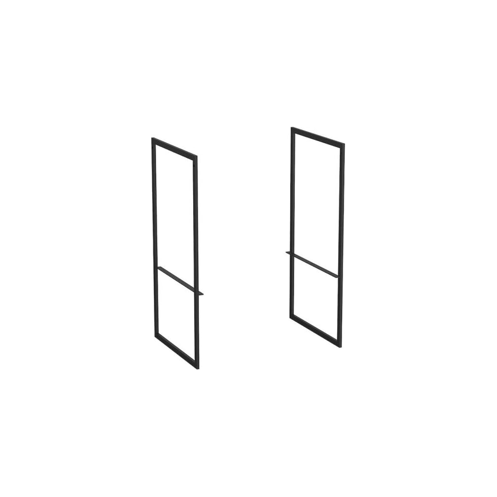 Изображение товара Опора без полотенцедержателя Roca DOMI 00068095 черный сталь для ванной лофт стиль