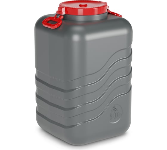 Изображение товара Канистра-бочка ЗПИ «Альтернатива» "Волна-эконом" 80л с навесными ручками микс М8332