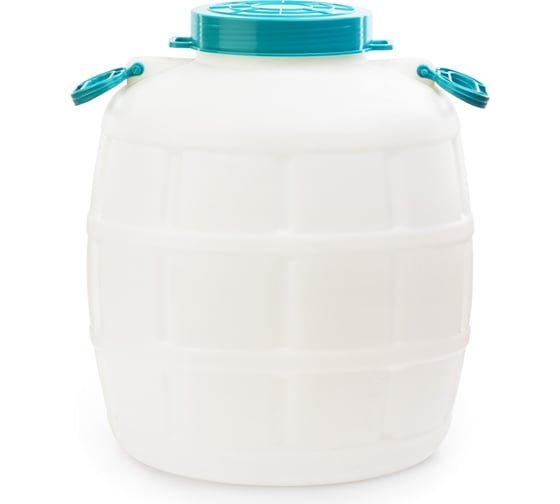Изображение товара Канистра ЗПИ «Альтернатива» "Бочонок" 50л с навесными ручками М1006