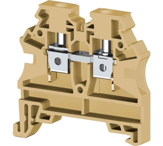 Изображение товара Клеммник на DIN-рейку Klemsan 4мм.кв., бежевый, AVK4(RP) 80 шт. 0.0.0.3.304139RP