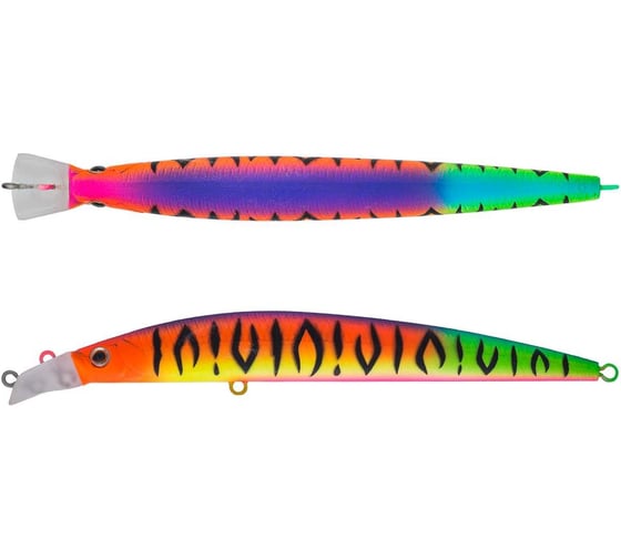 Изображение товара Воблер Strike Pro Top Water Minnow 110 цвет: A244S Parrot Mat Tiger JL-166F#A244S
