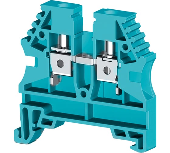 Изображение товара Клеммник на DIN-рейку Klemsan 4мм.кв., синий, AVK4(RP) 80 шт. 0.0.0.3.304131RP