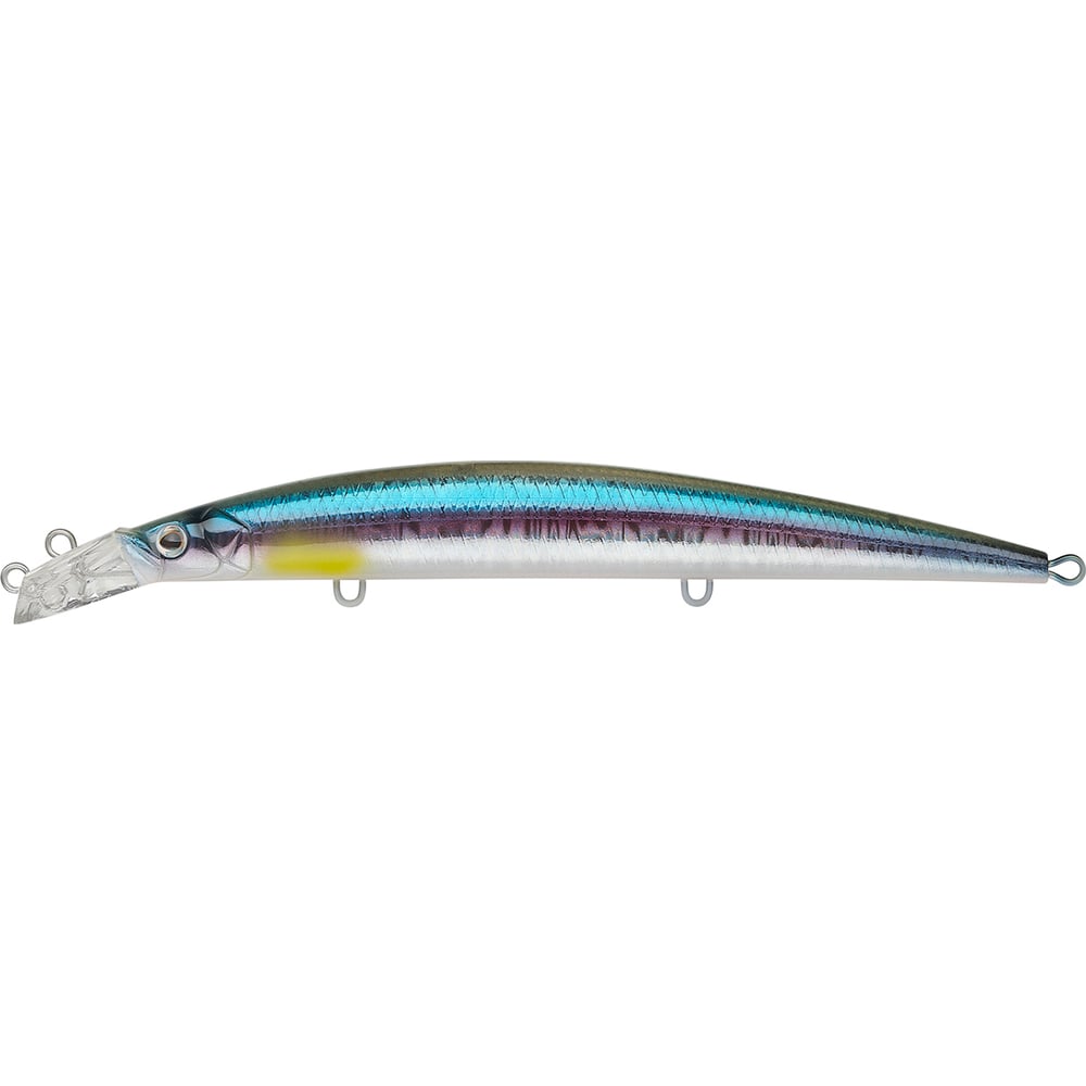 Изображение товара Воблер Strike Pro Top Water Minnow 130 цвет Rainbow Ghost Wakasagi