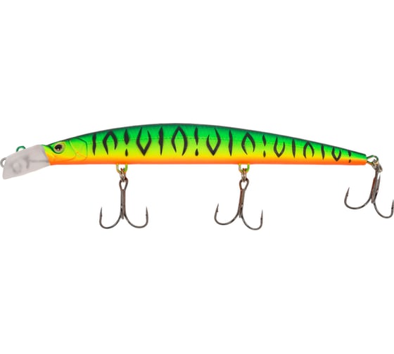 Изображение товара Воблер Strike Pro Top Water Minnow 130 цвет: GC01S/A70-713 Double Black Silver OB/Mat Tiger JL-158F#GC01S/ JL-158F#GC01S/A70-713S
