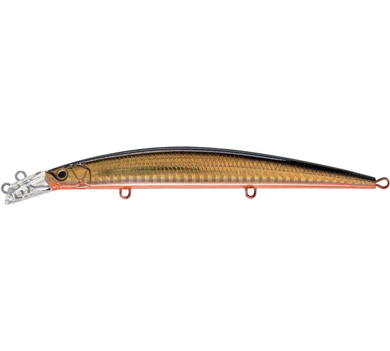 Изображение товара Воблер Strike Pro Top Water Minnow 130 цвет: 613-713 Black Back Smoked OB JL-158F#613-713