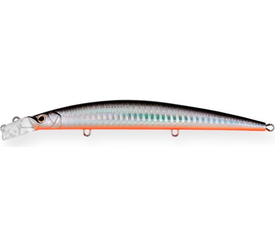 Изображение товара Воблер Strike Pro Top Water Minnow 130 цвет: A70-713 Black Silver OB JL-158F#A70-713