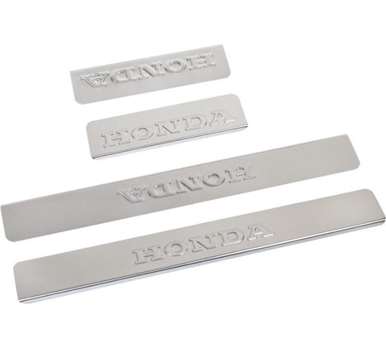 Изображение товара Накладки внутренних порогов HONDA Civic нерж. сталь к-т 4 шт. DolleX NPS-009