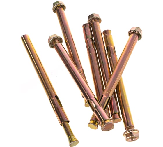 Изображение товара Анкерный болт с гайкой Метизный двор 10x130, 30 шт. 4607159069061