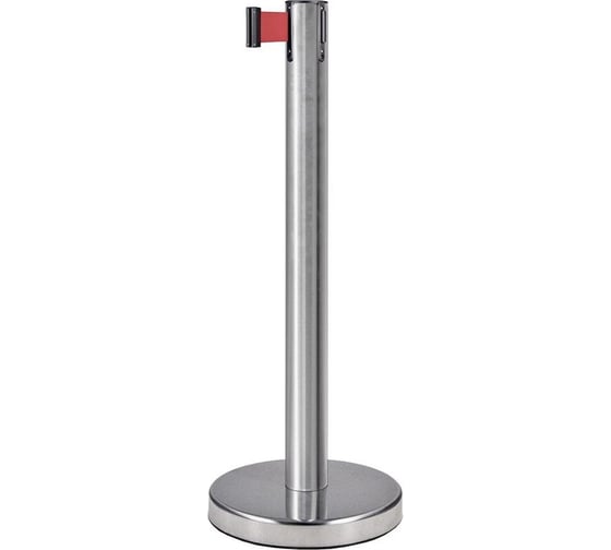 Изображение товара Стойка ограждения RUSBARRIER c лентой 3 м материал AISI304 PSLN-226323 red