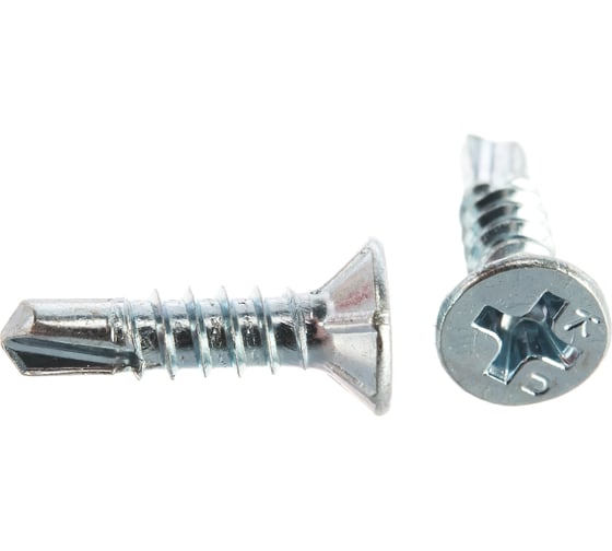 Изображение товара Оконный саморез Метизный двор 3,9x16 сверло, белый, 1000 шт. 4690441017536