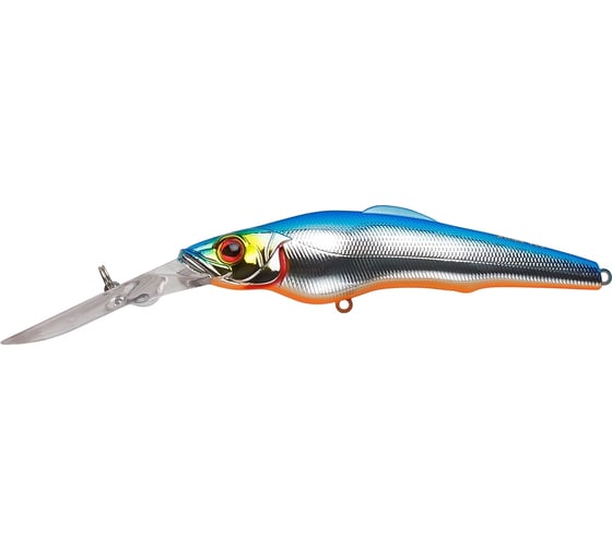 Изображение товара Воблер Strike Pro Challenger X Deep Diver 90L цвет: 626E Blue Silver OB EG-076CL-F#626E